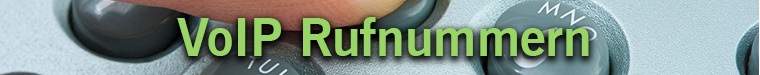VoIP Rufnummern